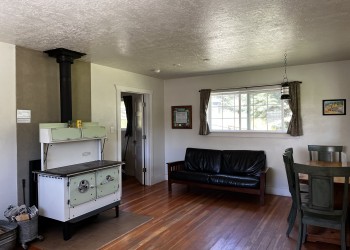 Cowpuncher cabin living room area