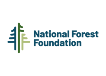 A logo is shown in green and blue stating National Forest Foundation, which is a partner with the Fishlake National Forest