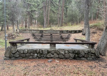 The Ponderosa Picnic Area offers an Amphitheater for group use