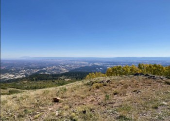 A view from the Homestead Overlook, a dispersed camping area located on the Dixie National Forest - Managed by the Fishlake National Forest