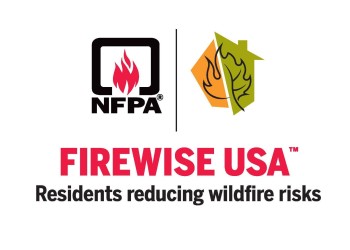 Firewise USA Logo helping Resident Reducing Wildfire Risks
