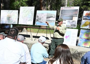 The Beaver Ranger District played host to the Utah Shared Stewardship tour. Governor Cox and Forest Service Deputy Chief Chris French were among many of the partners and dignitaries