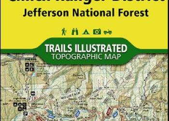 Photo of the cover of a national geographic map