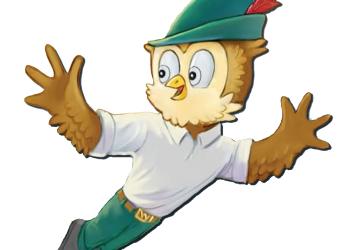 Woodsy Owl flying