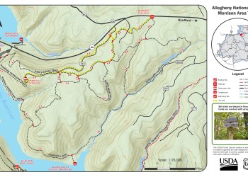 map of the morrison area trails