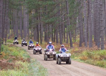 photo of ATVs on a trail