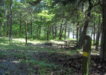 campsite at Big Bay
