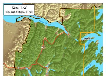 map of kenai peninsula