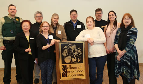 Presenters at the Career Day event.