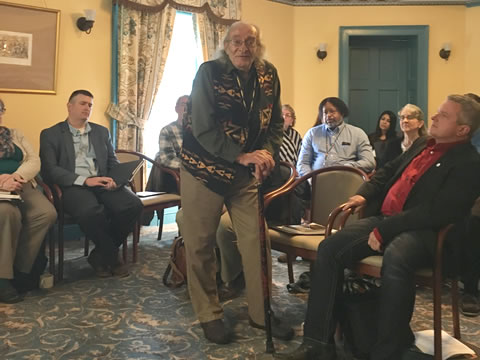 Chester Brooks, Lenape Elder.