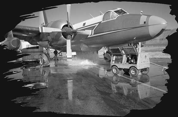 Image of a twin prop airplane.