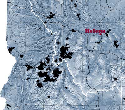 Cover Picture: Image of western Montana and Idaho.