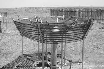 Photo of a half-scale Wyoming windshield.