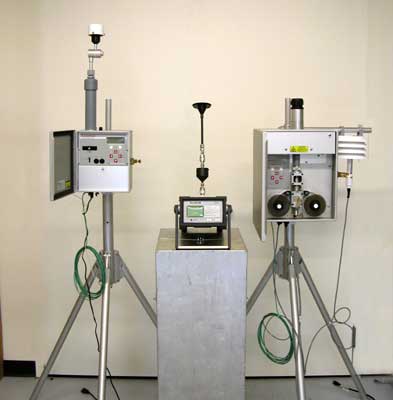[photo] 3 Real-time smoke particulate monitors