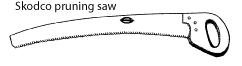 Image of a Skodco pruning saw.