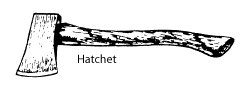 Image of a hatchet.