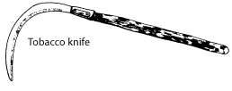 Image of a tobacco knife.