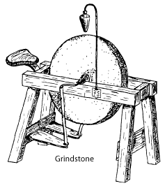 Image of a grindstone.