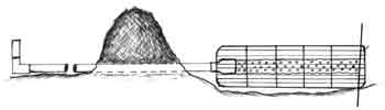 Drawing of a Clemson Beaver Pond Leveler.