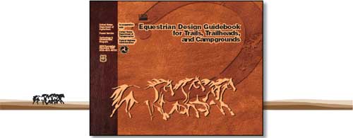 Cover of the Equestrian Design Guidebook for Trails, Trailheads, and Campgrounds.