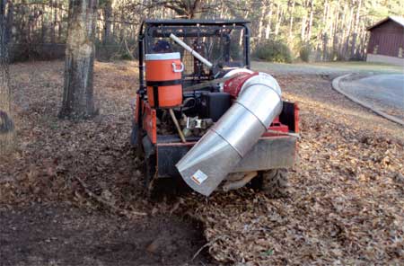 Photo of a Buffalo Turbine mounted to a Kubota UTV.