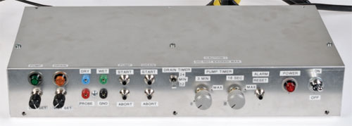 Picture of the automated subirrigation controller.