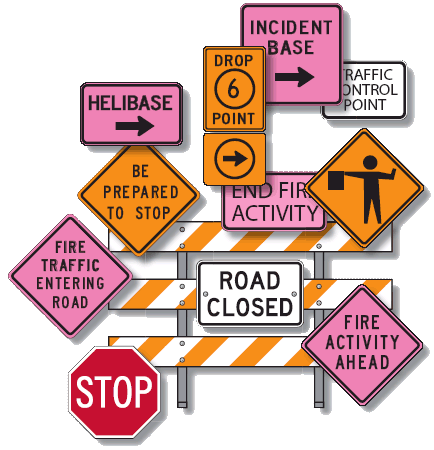 Collage of sign images.