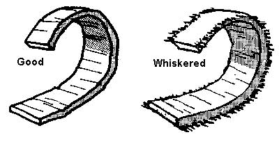 Image comparing a good shaving to a whiskered one.