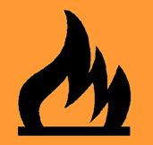 [image] Orange fire sign.