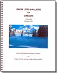 cover shot of publication entitled Snow Load Analysis for Oregon