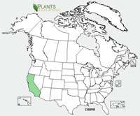 Species range map.