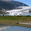 Mendenhall Glacier, Juneau, Alasksa.