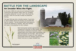 Thumbnail of Battle for the Landscape interpretive panel.