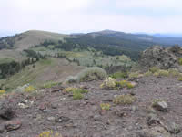 Looking east on Diamond Mountain.
